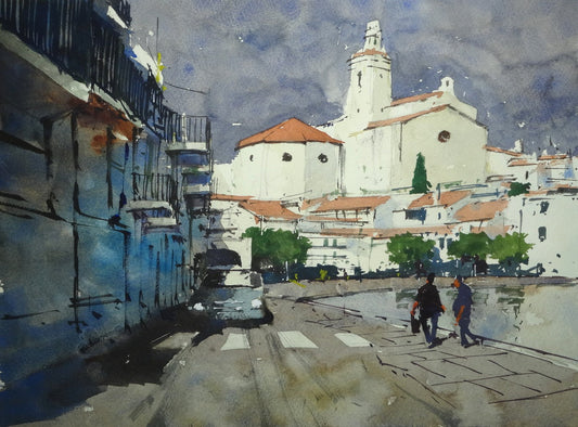 Church of Santa Maria from Riba Pitxot, Cadaqués