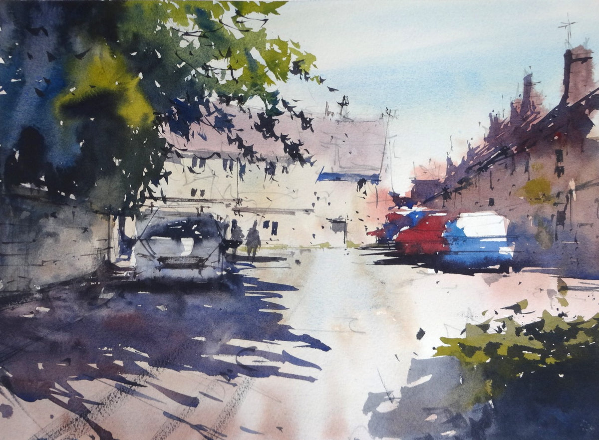 Original Watercolor - Marshfield Plein Air #2