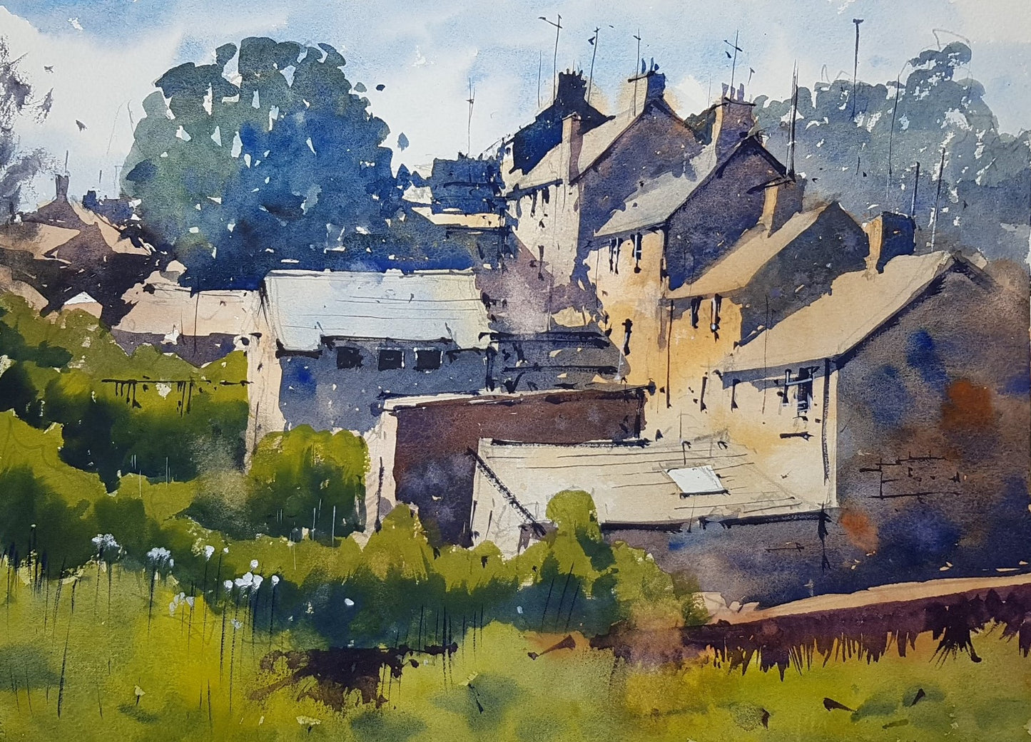 Original Watercolor - Demo to IWAC jan 22