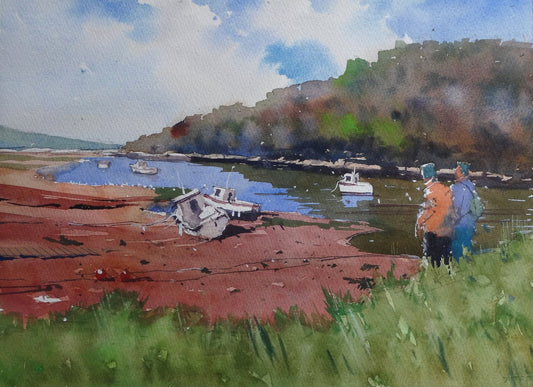 Axe Estuary at Seaton