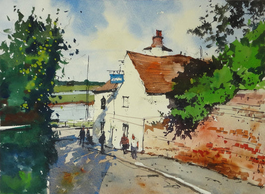 Basin Road near The Jolly Sailor pub at Heybridge Basin