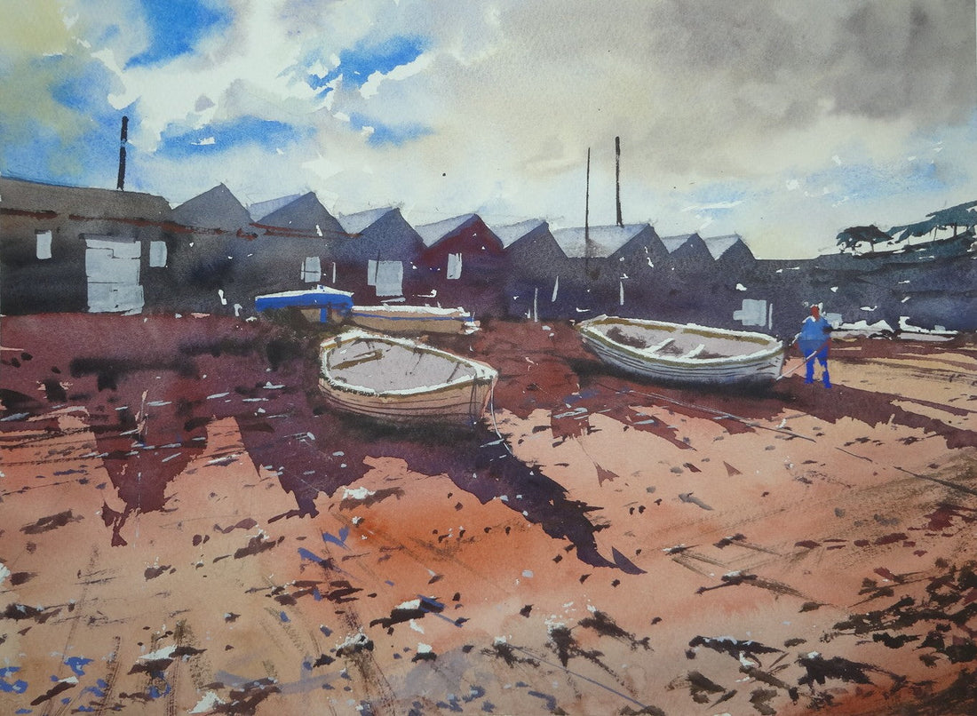 Beach Huts, Back Beach, Teignmouth, Devon