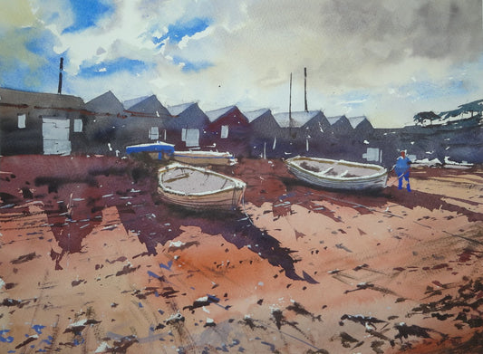 Beach Huts, Back Beach, Teignmouth, Devon