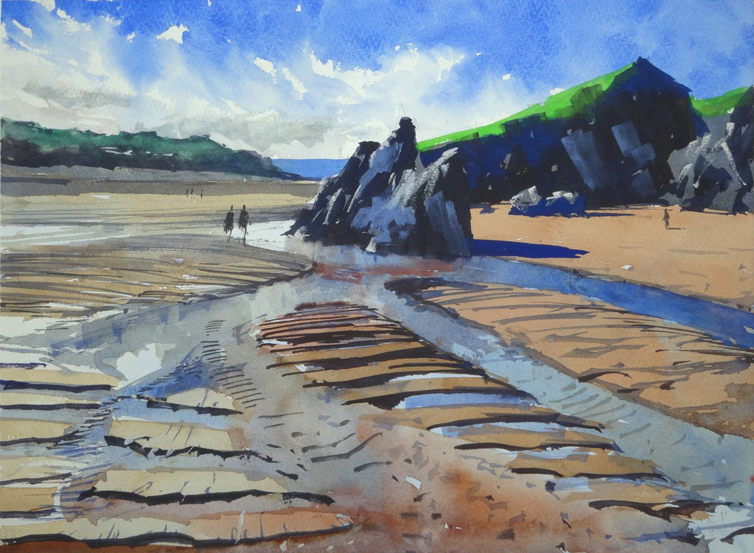 Beach Sand Ripples, Holywell Bay, Cornwall #2