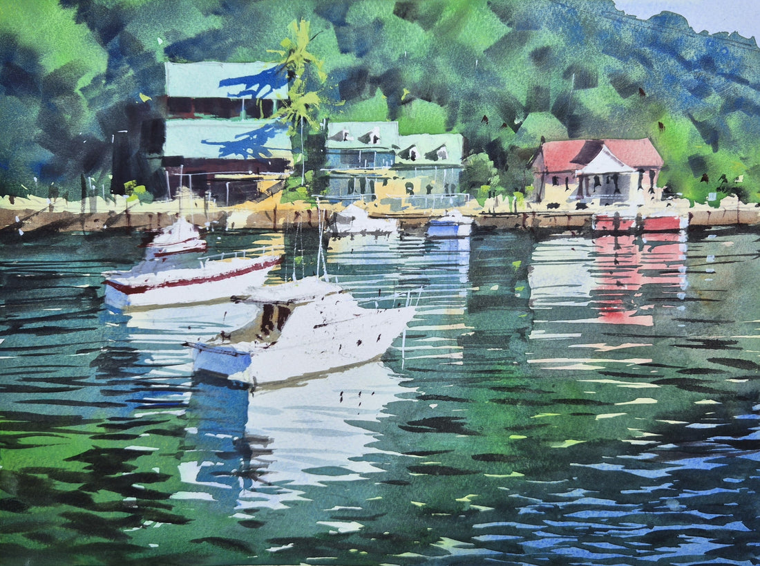 The bright light of Berowra Waters