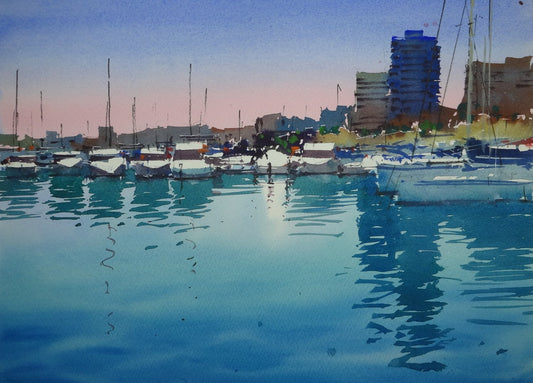 Reflections at Fuengirola Marina