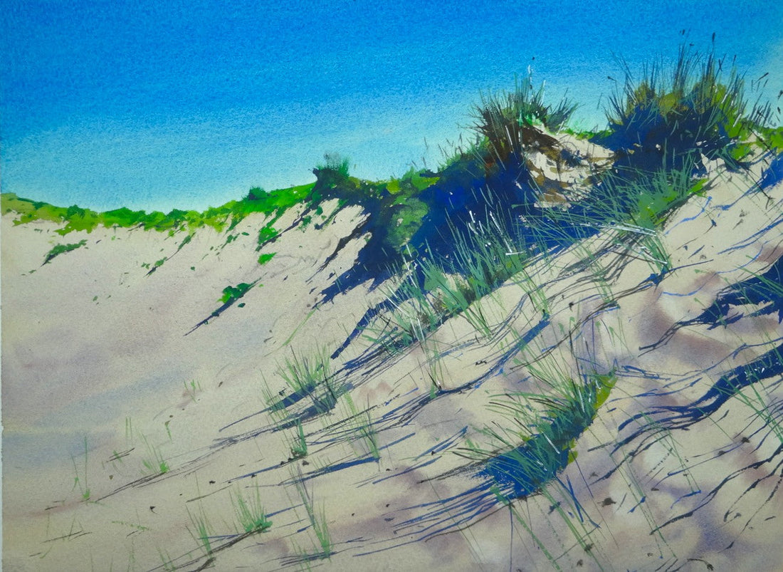 Sand dunes at Holywell Bay #2