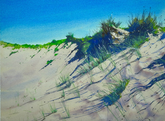 Sand dunes at Holywell Bay #2