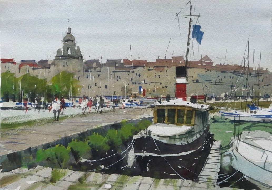Hoop Tug Boat in La Rochelle and 3 Towers La Rochelle