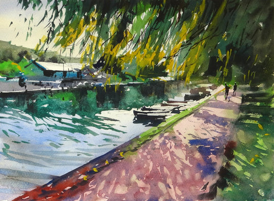 Painting the Thames at Henley: Capturing Light and Shade