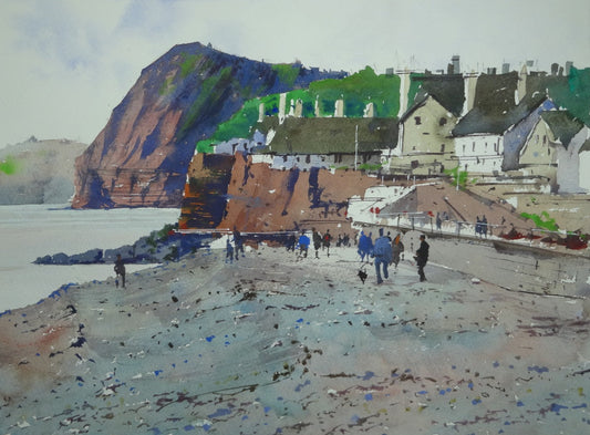 Sidmouth Beach Jurasic Coast