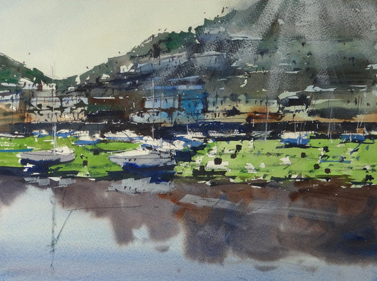 Sunrays over West Looe, Cornwall