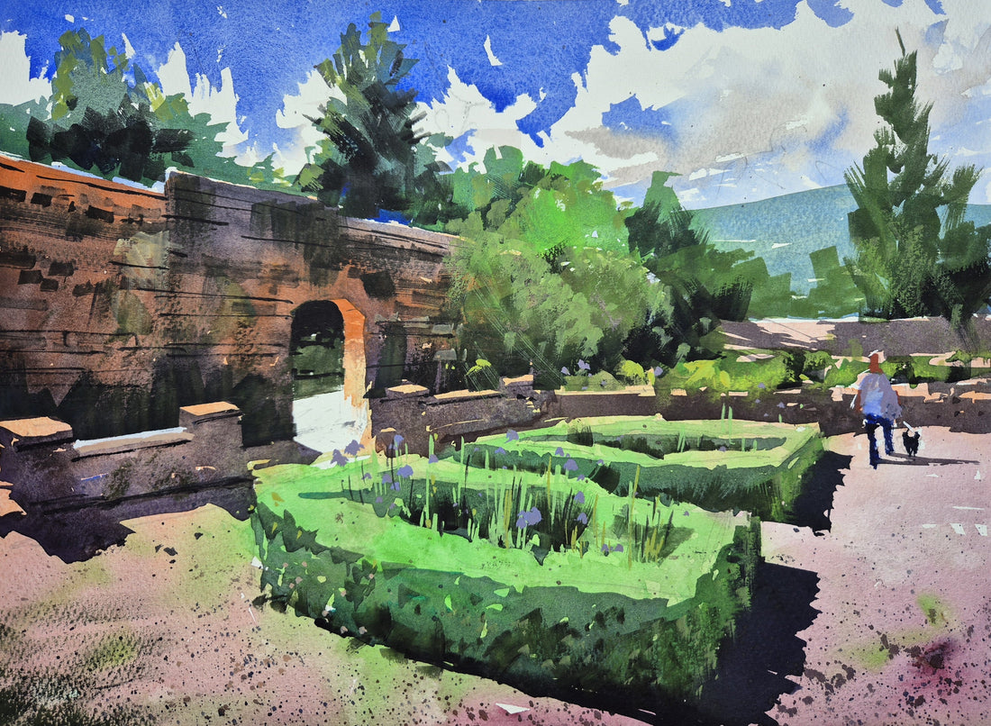 Shadows and Sunlight at the Secret Garden in Batheaston