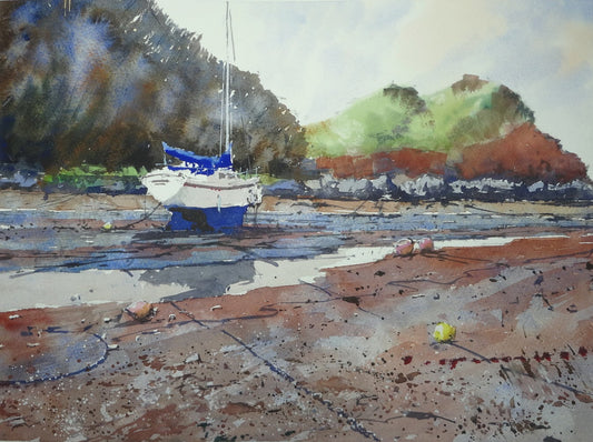 Low Tide at Watermouth Harbour in North Devon