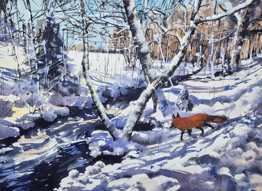 Winter Stream, Somes Pond, Maine
