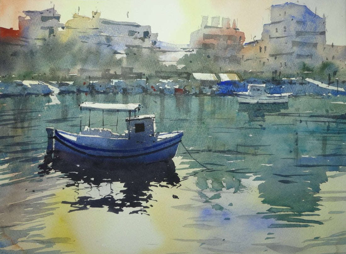 The Magic of a Simple Blue Boat in Crete