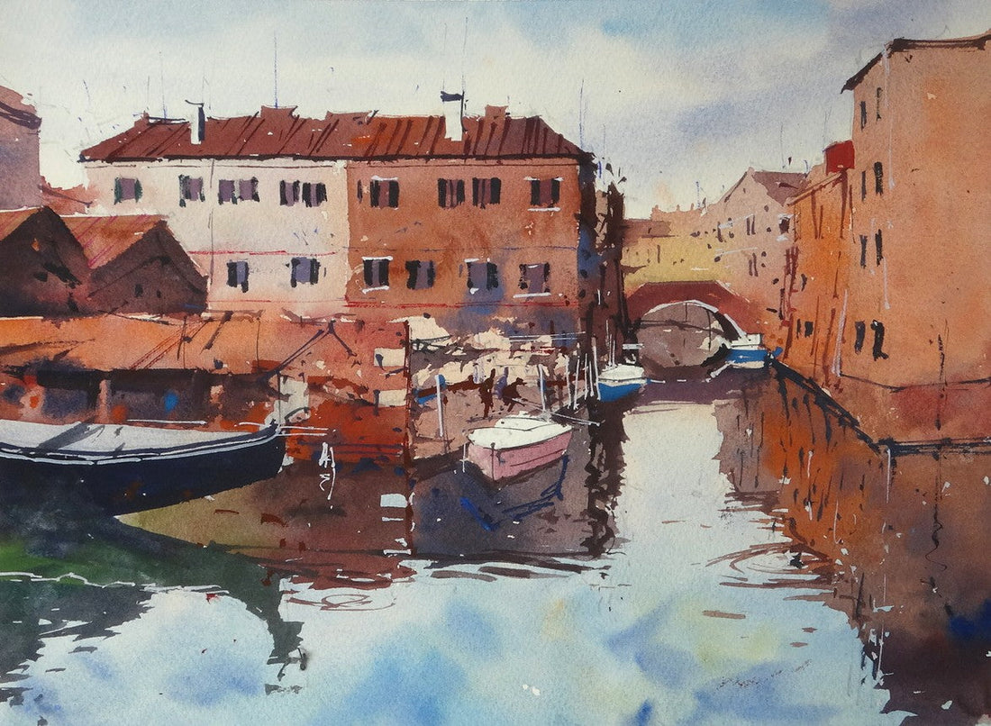 Gondola Repair Yard, Venice - An Easier Venice Scene?