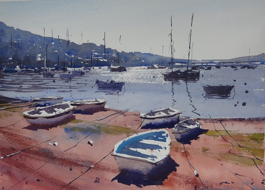 Original Watercolor - Back Beach Teignmouth 5