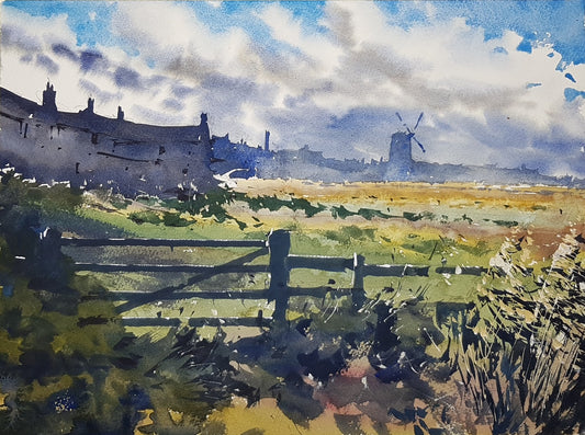 Original Watercolor - Cley Windmill, Norfolk