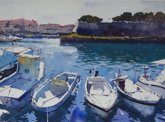 Original Watercolor - Fortezza Nuova, Livorno, Italy