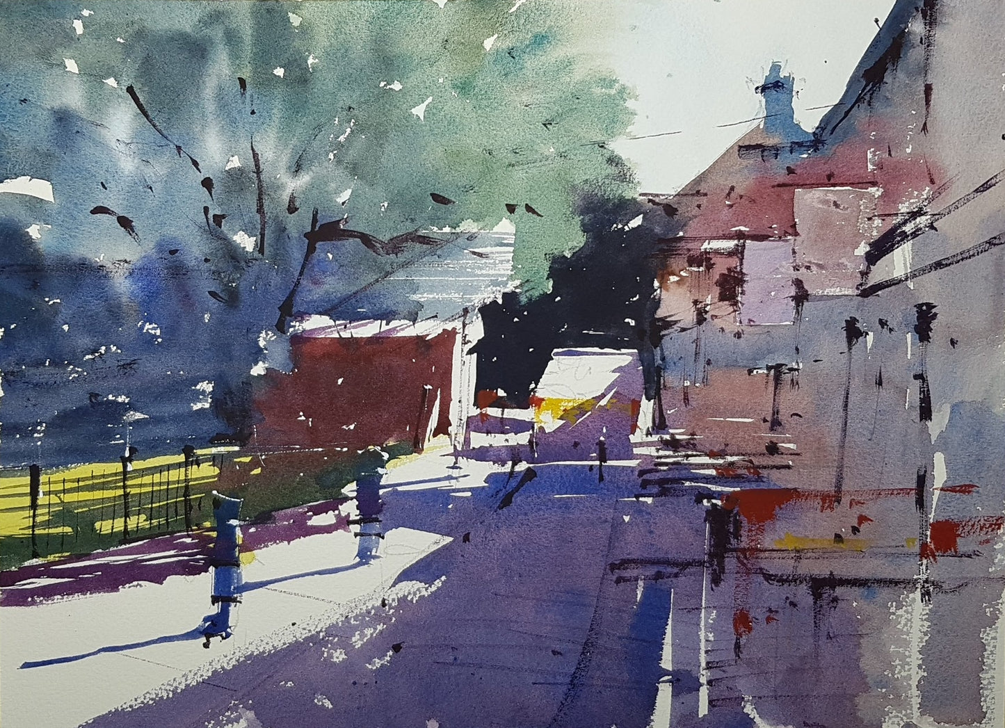 Original Watercolor - Great Minster Street, Winchester