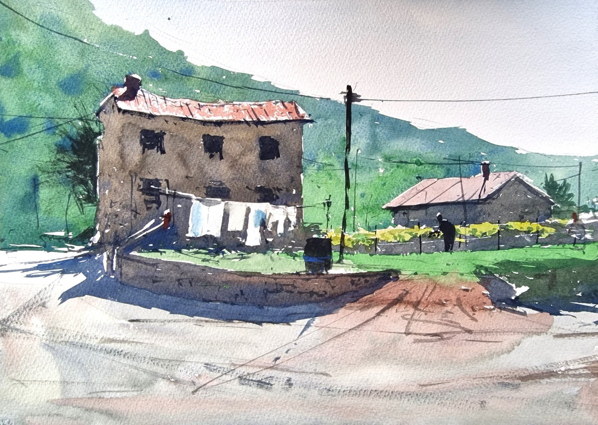 Original Watercolor - The Dutch House