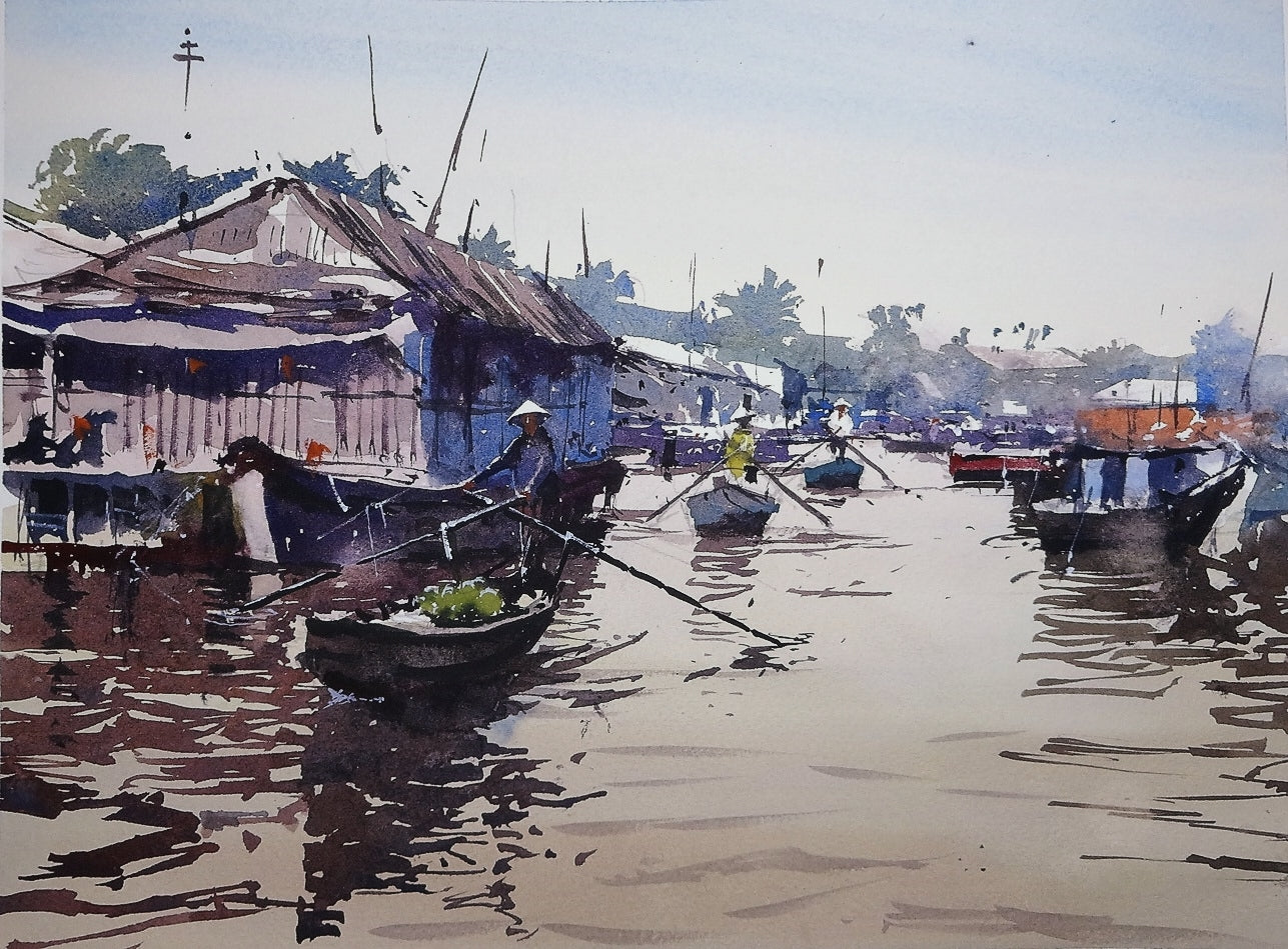 Original Watercolor - Vietnam