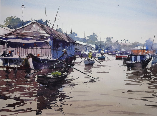 Original Watercolor - Vietnam
