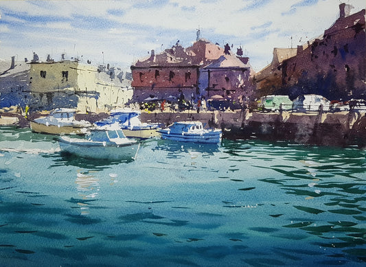 Original Watercolor - Weymouth Harbour